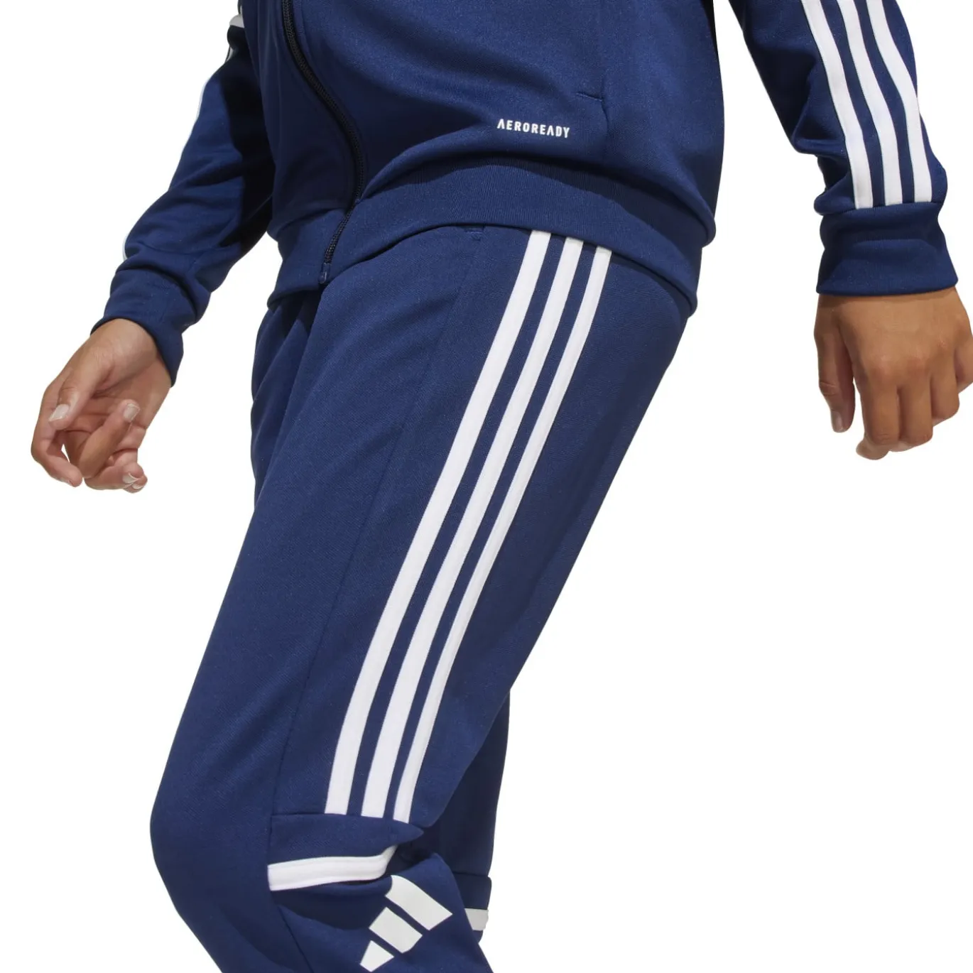 adidas Squadra 25 Trainingsbroek Kids Donkerblauw Wit