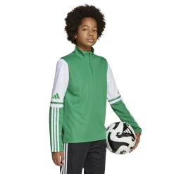 adidas Squadra 25 Trainingspak 1/4-Zip Kids Groen Zwart Wit