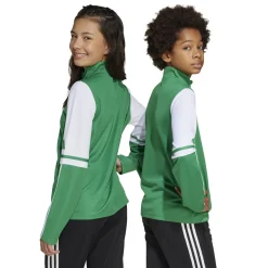 adidas Squadra 25 Trainingspak 1/4-Zip Kids Groen Zwart Wit