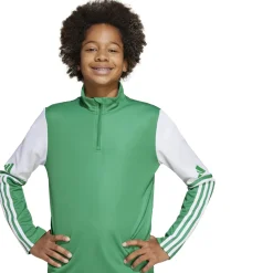 adidas Squadra 25 Trainingspak 1/4-Zip Kids Groen Zwart Wit