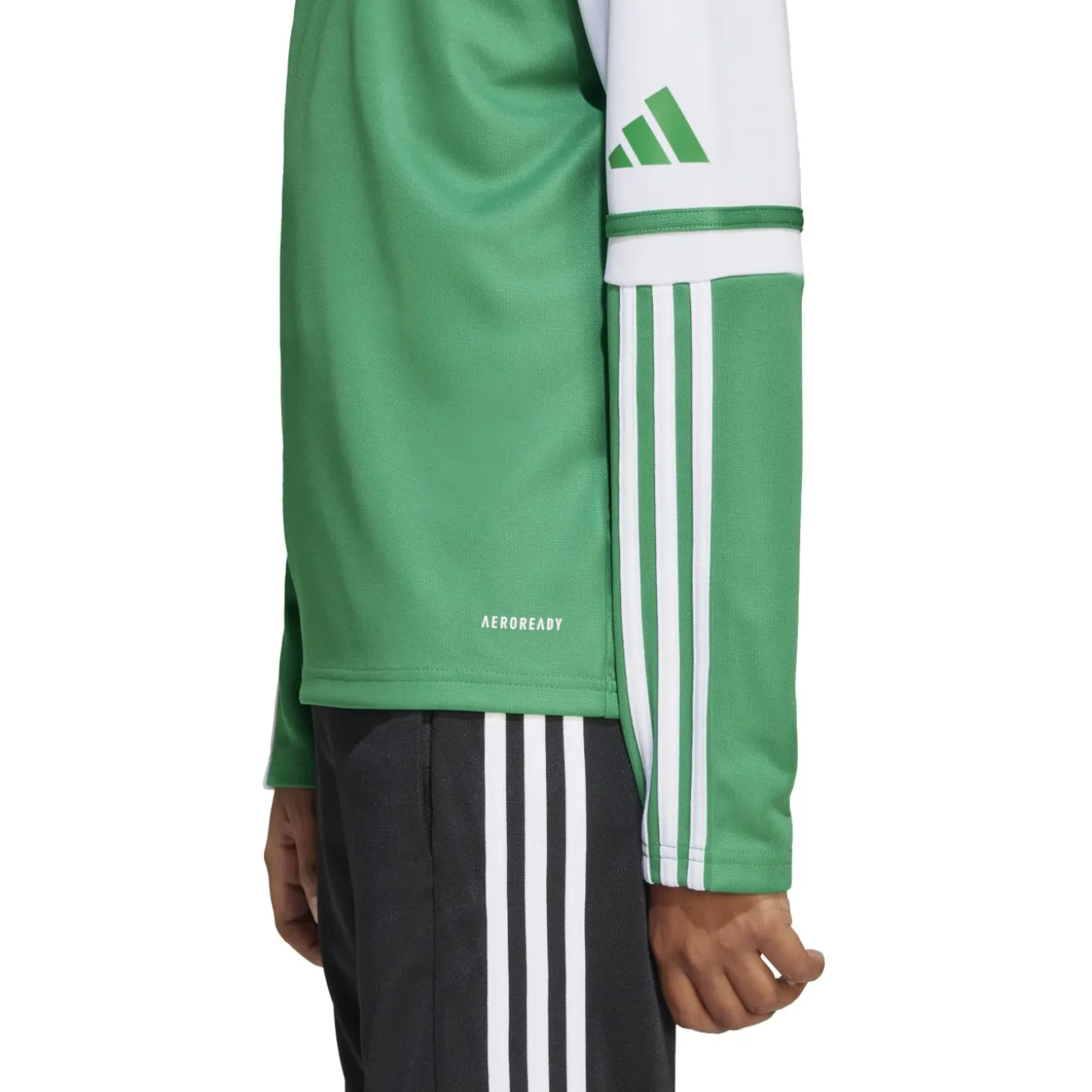 adidas Squadra 25 Trainingspak 1/4-Zip Kids Groen Zwart Wit