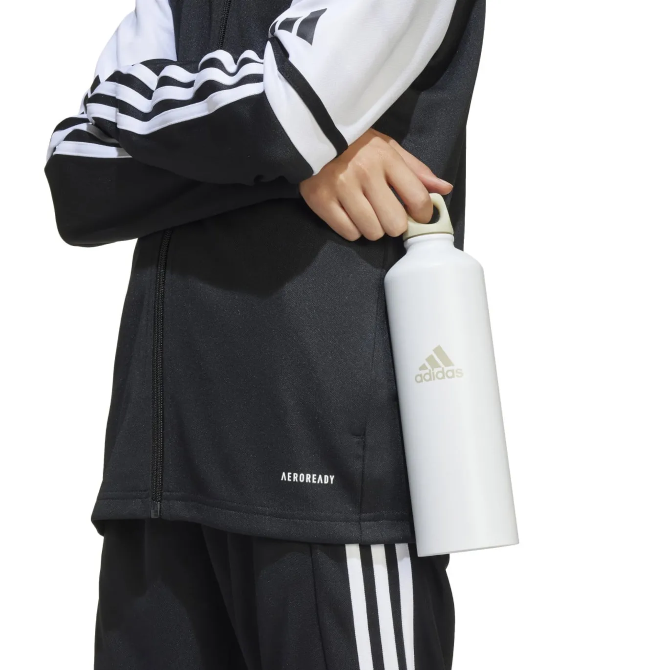 adidas Squadra 25 Trainingspak Full-Zip Kids Zwart Wit