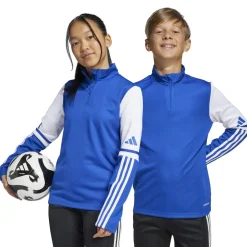 adidas Squadra 25 Trainingspak 1/4-Zip Kids Blauw Donkerblauw Wit