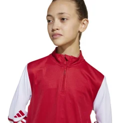 adidas Squadra 25 Trainingspak 1/4-Zip Kids Rood Zwart Wit