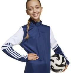 adidas Squadra 25 Trainingspak 1/4-Zip Kids Donkerblauw Wit