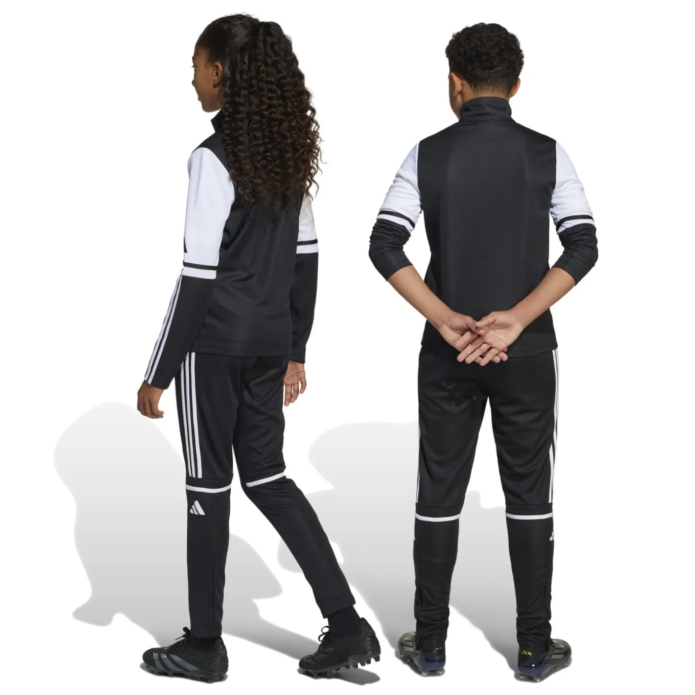 adidas Squadra 25 Trainingspak 1/4-Zip Kids Zwart Wit