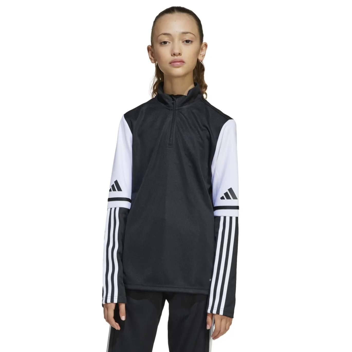 adidas Squadra 25 Trainingspak 1/4-Zip Kids Zwart Wit