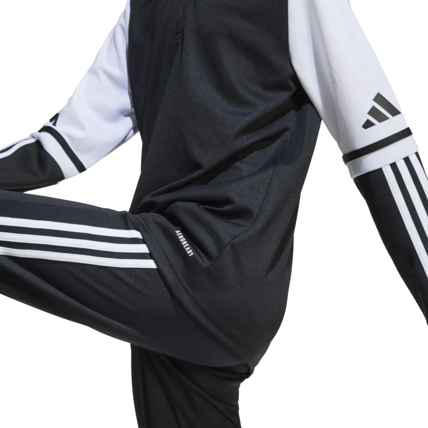 adidas Squadra 25 Trainingspak 1/4-Zip Kids Zwart Wit