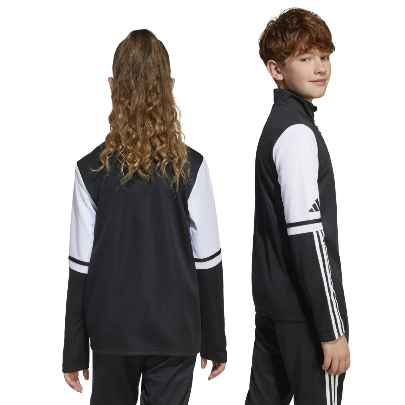 adidas Squadra 25 Trainingspak 1/4-Zip Kids Zwart Wit