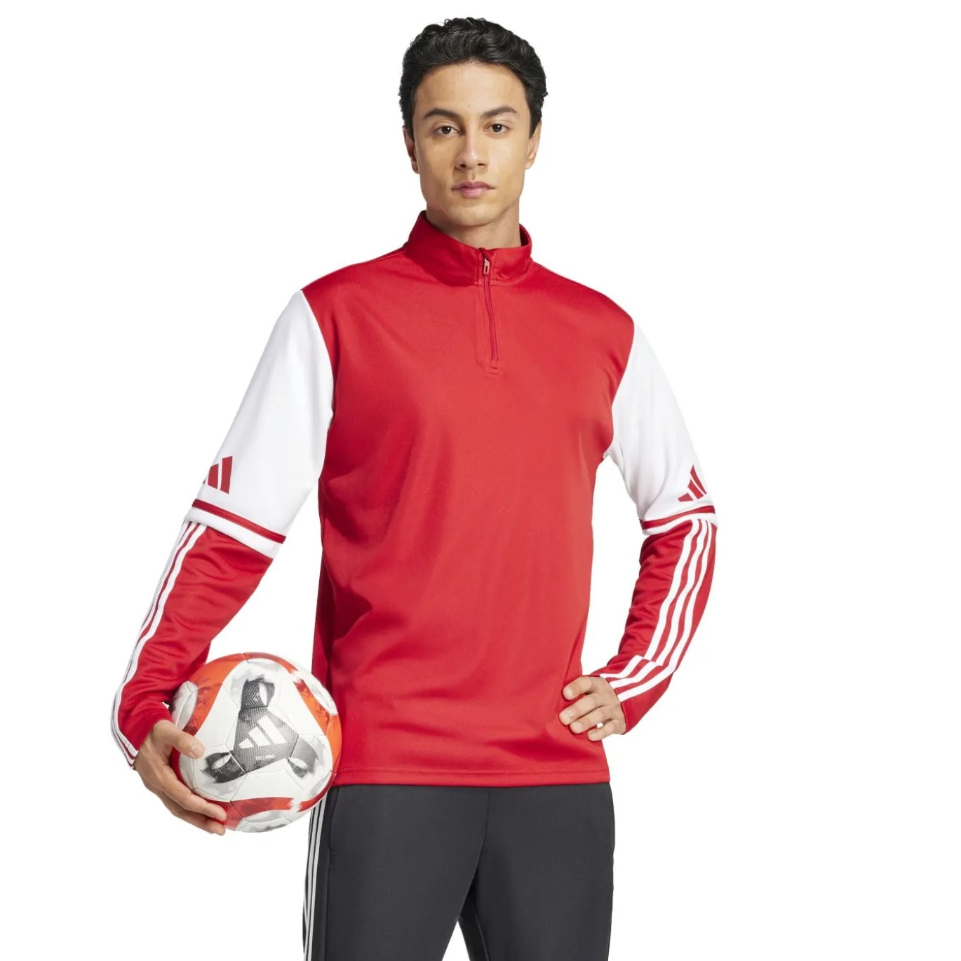 adidas Squadra 25 Trainingspak 1/4-Zip Rood Zwart Wit