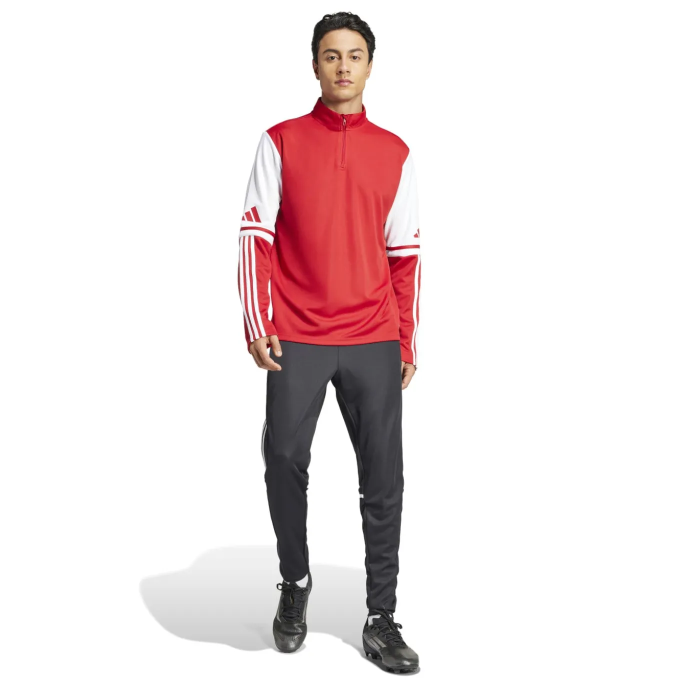 adidas Squadra 25 Trainingspak 1/4-Zip Rood Zwart Wit