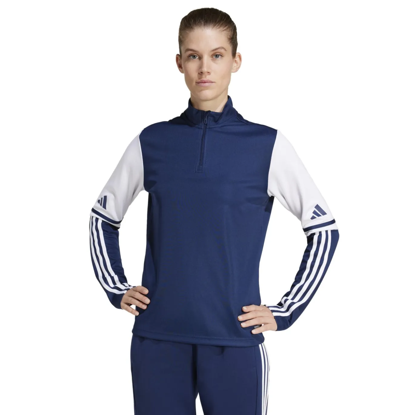 adidas Squadra 25 Trainingspak 1/4-Zip Dames Donkerblauw Wit