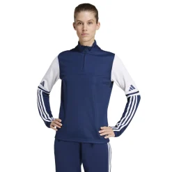 adidas Squadra 25 Trainingstrui 1/4-Zip Dames Donkerblauw Wit