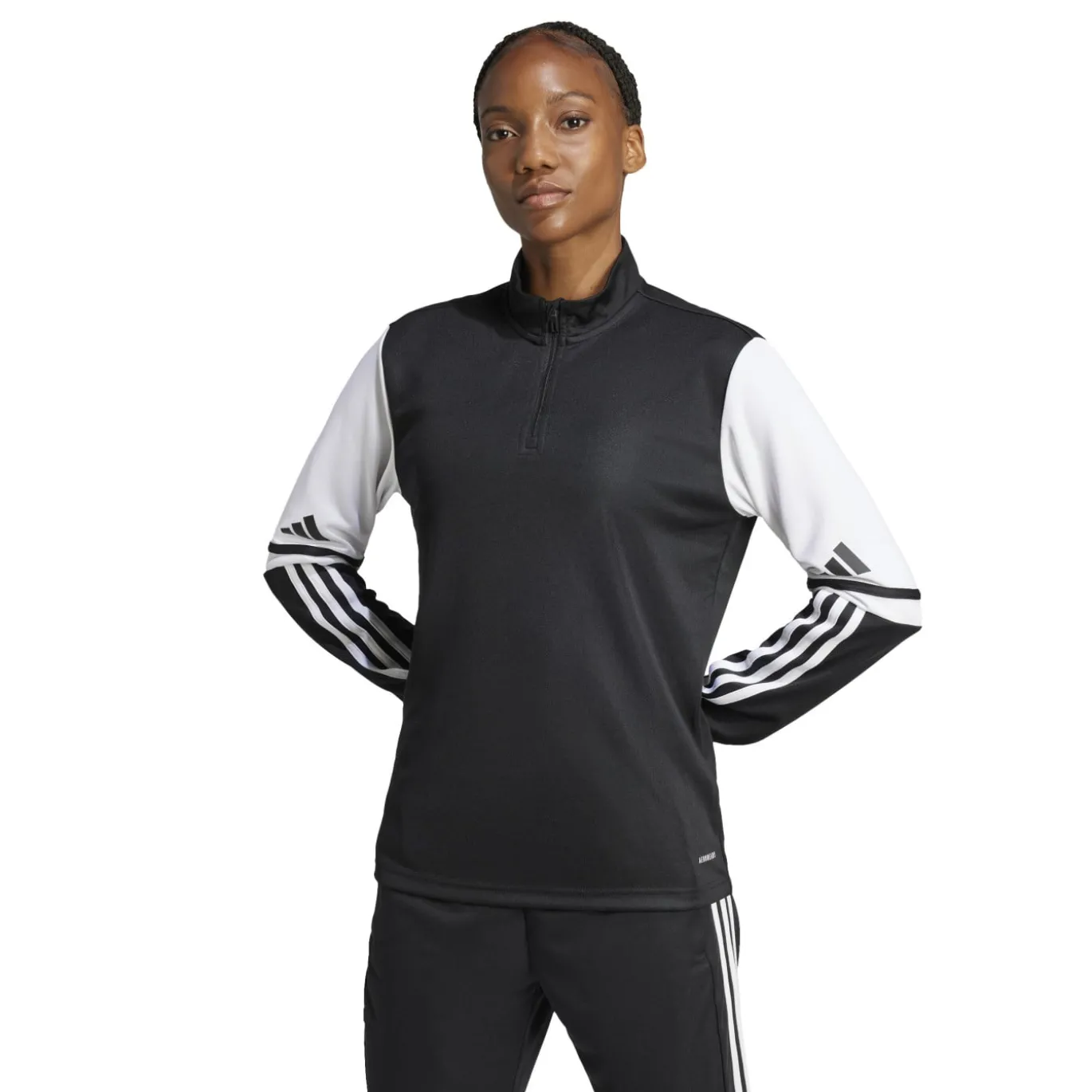 adidas Squadra 25 Trainingstrui 1/4-Zip Dames Zwart Wit