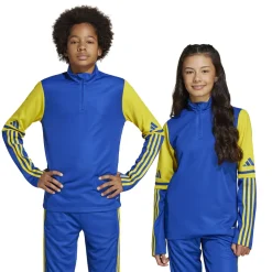 adidas Squadra 25 Trainingstrui 1/4-Zip Kids Blauw Geel