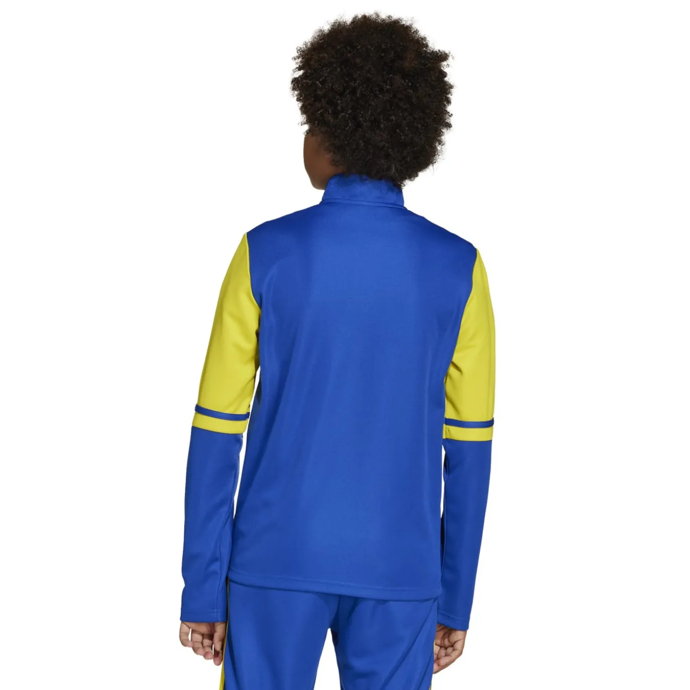 adidas Squadra 25 Trainingstrui 1/4-Zip Kids Blauw Geel