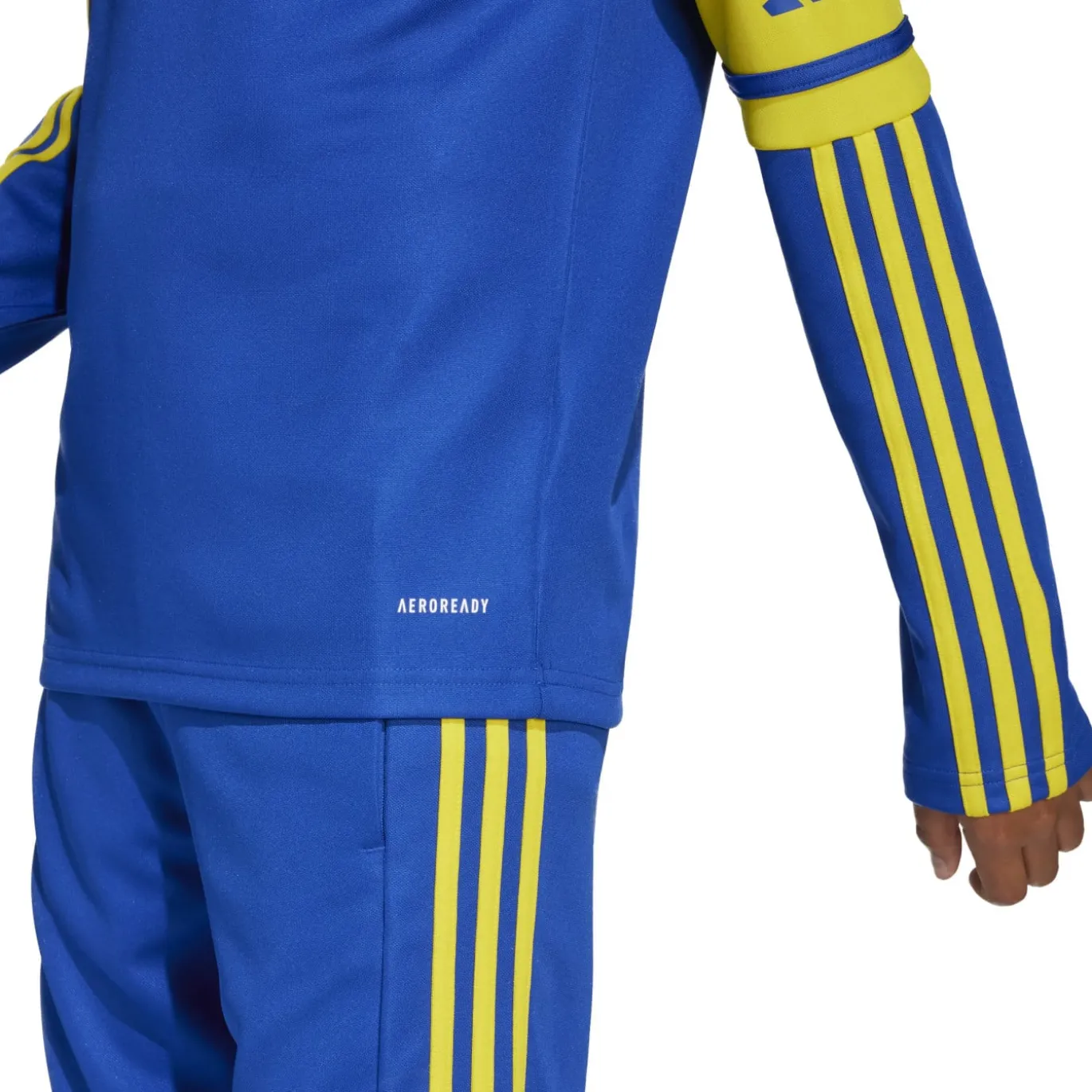 adidas Squadra 25 Trainingstrui 1/4-Zip Kids Blauw Geel