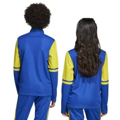 adidas Squadra 25 Trainingstrui 1/4-Zip Kids Blauw Geel