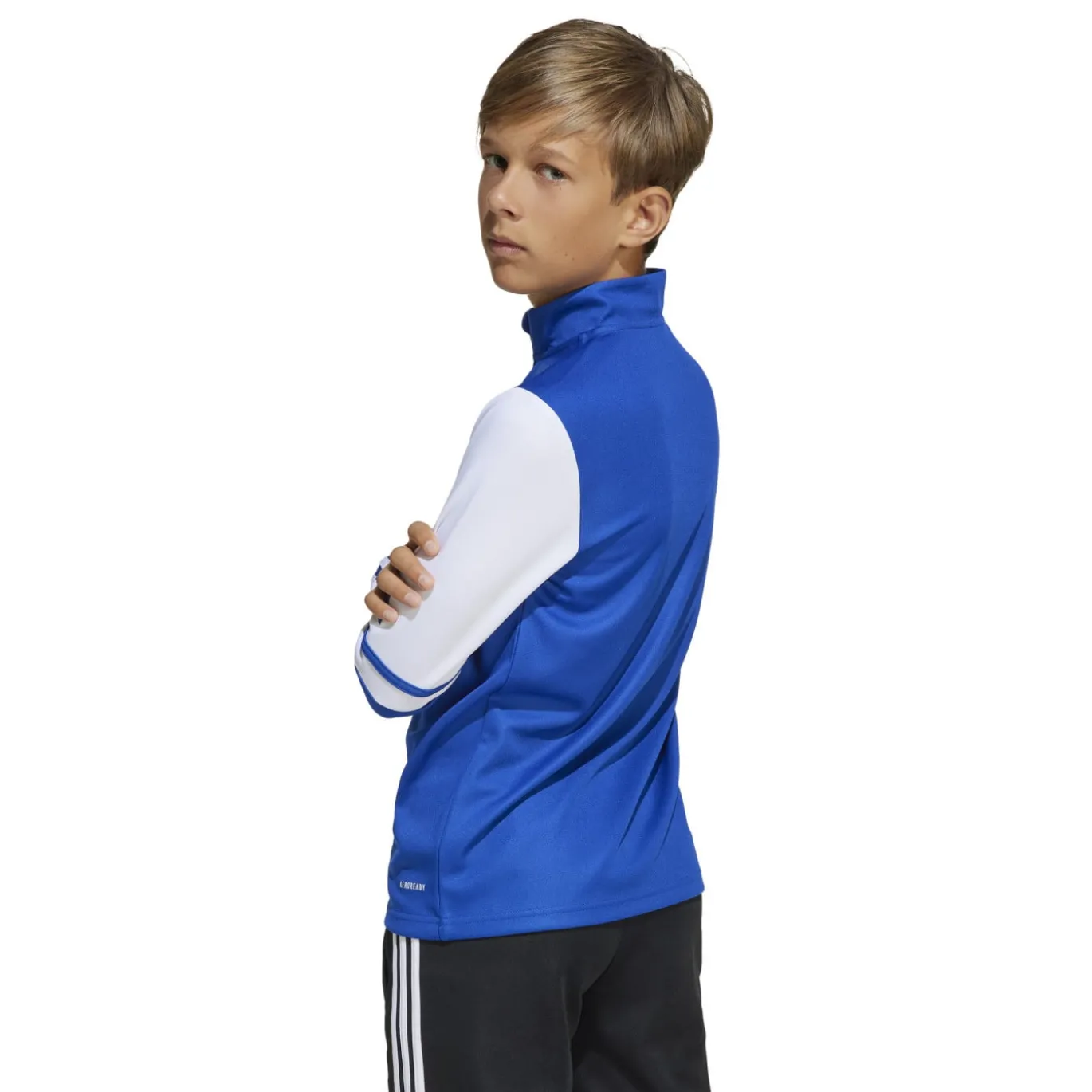 adidas Squadra 25 Trainingstrui 1/4-Zip Kids Blauw Wit