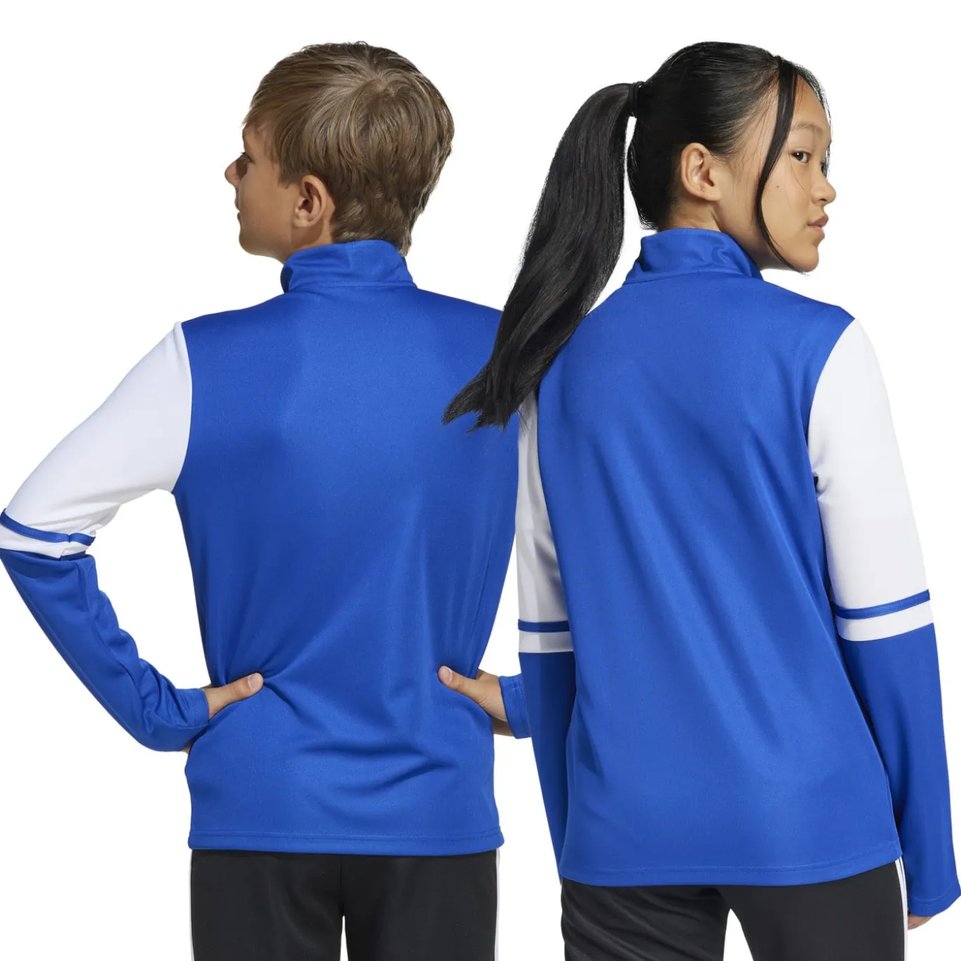 adidas Squadra 25 Trainingstrui 1/4-Zip Kids Blauw Wit