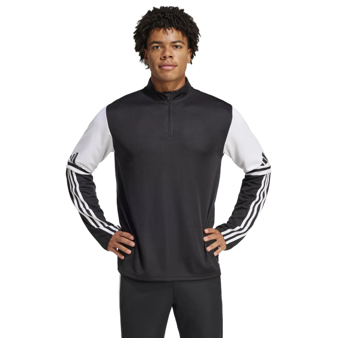 adidas Squadra 25 Trainingstrui 1/4-Zip Zwart Wit