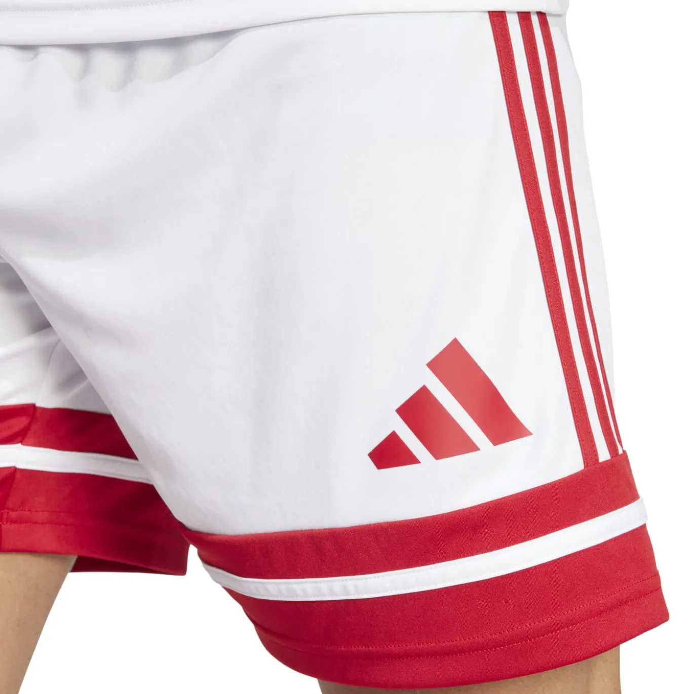 adidas Squadra 25 Voetbalbroekje Wit Rood
