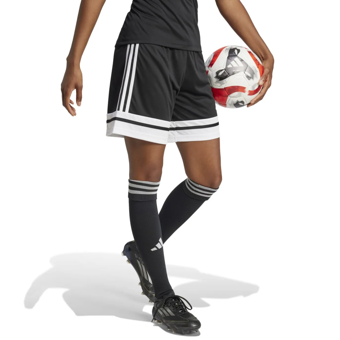 adidas Squadra 25 Voetbalbroekje Dames Zwart Wit