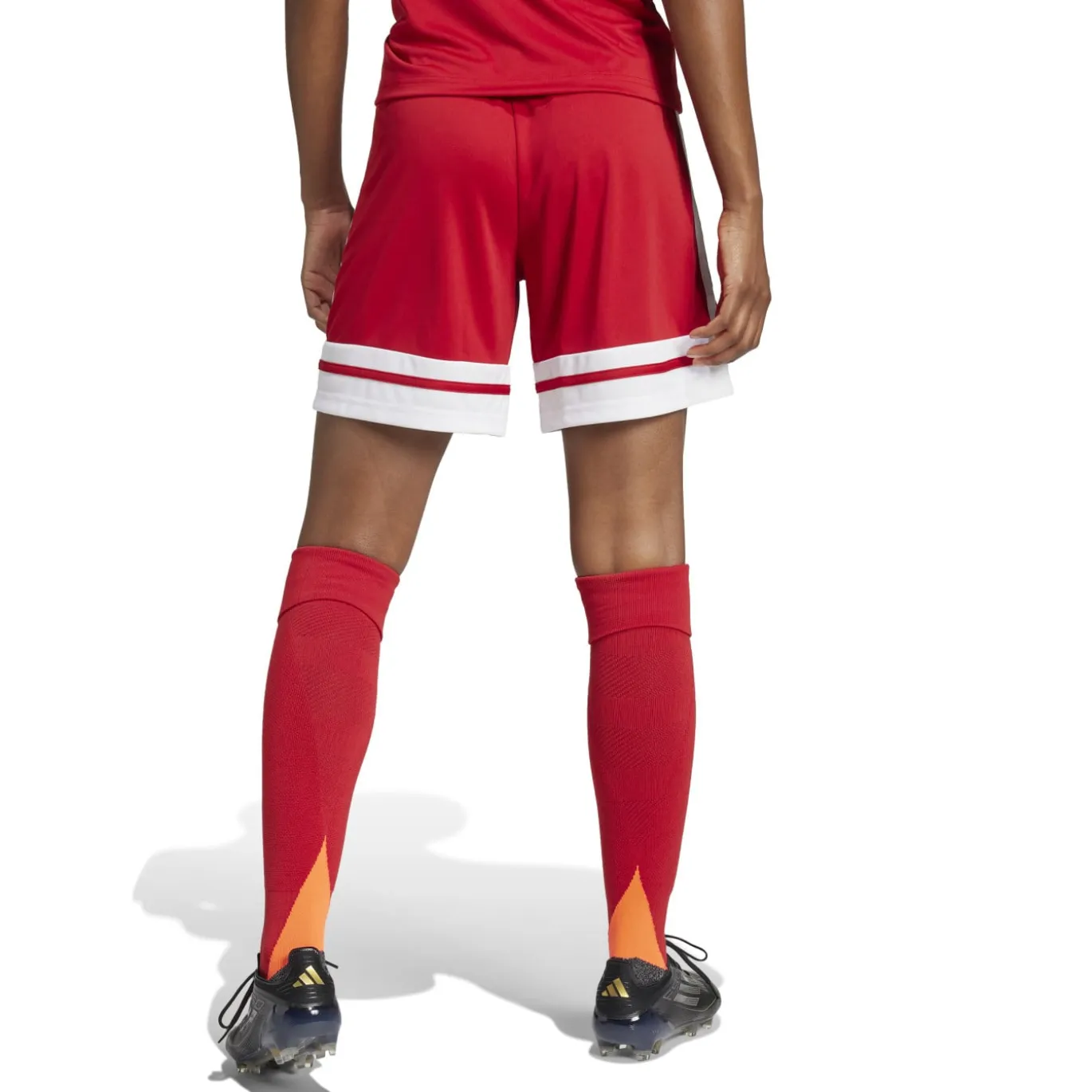 adidas Squadra 25 Voetbalbroekje Dames Rood Wit