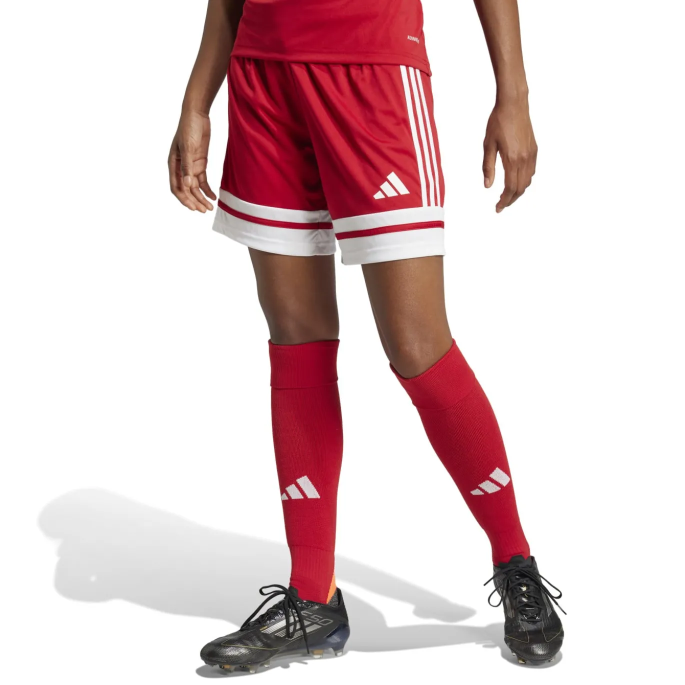adidas Squadra 25 Voetbalbroekje Dames Rood Wit