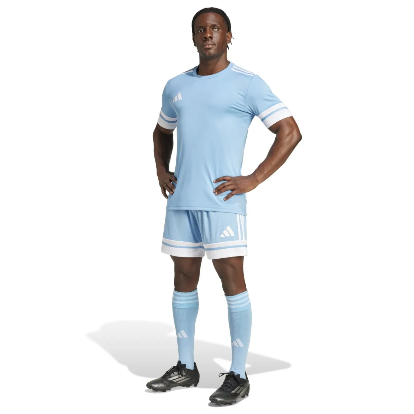 adidas Squadra 25 Voetbalbroekje Lichtblauw Wit