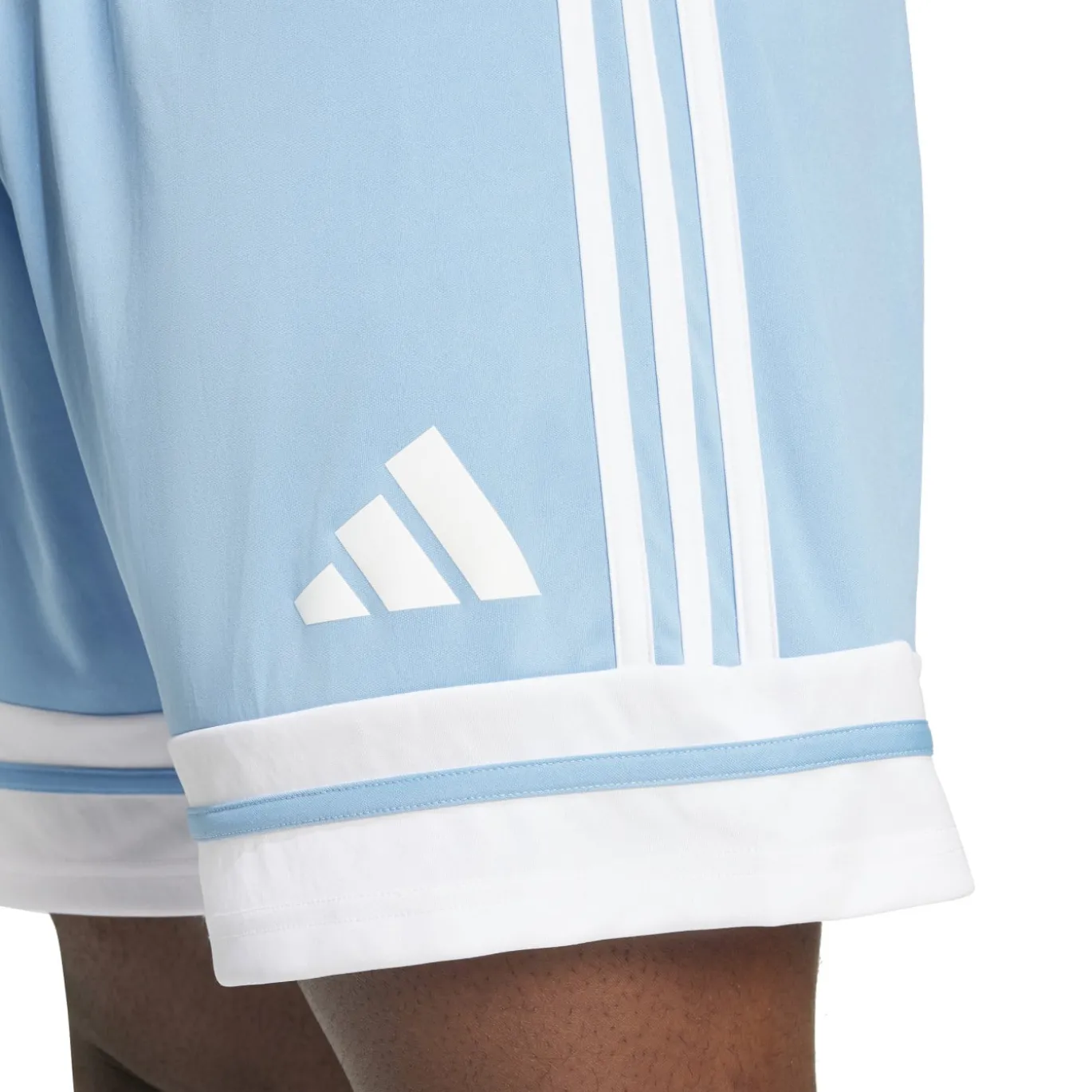 adidas Squadra 25 Voetbalbroekje Lichtblauw Wit