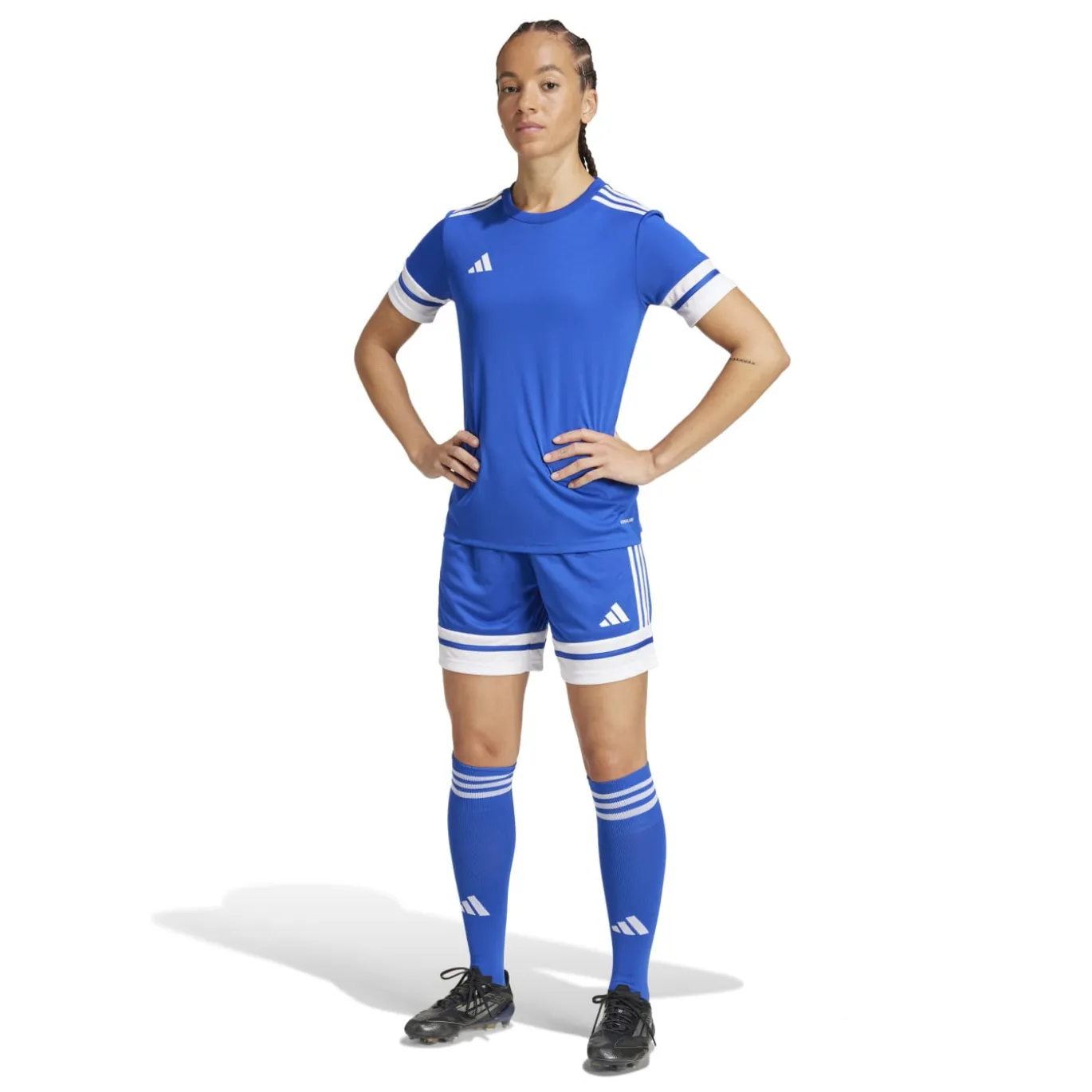 adidas Squadra 25 Voetbalbroekje Dames Blauw Wit