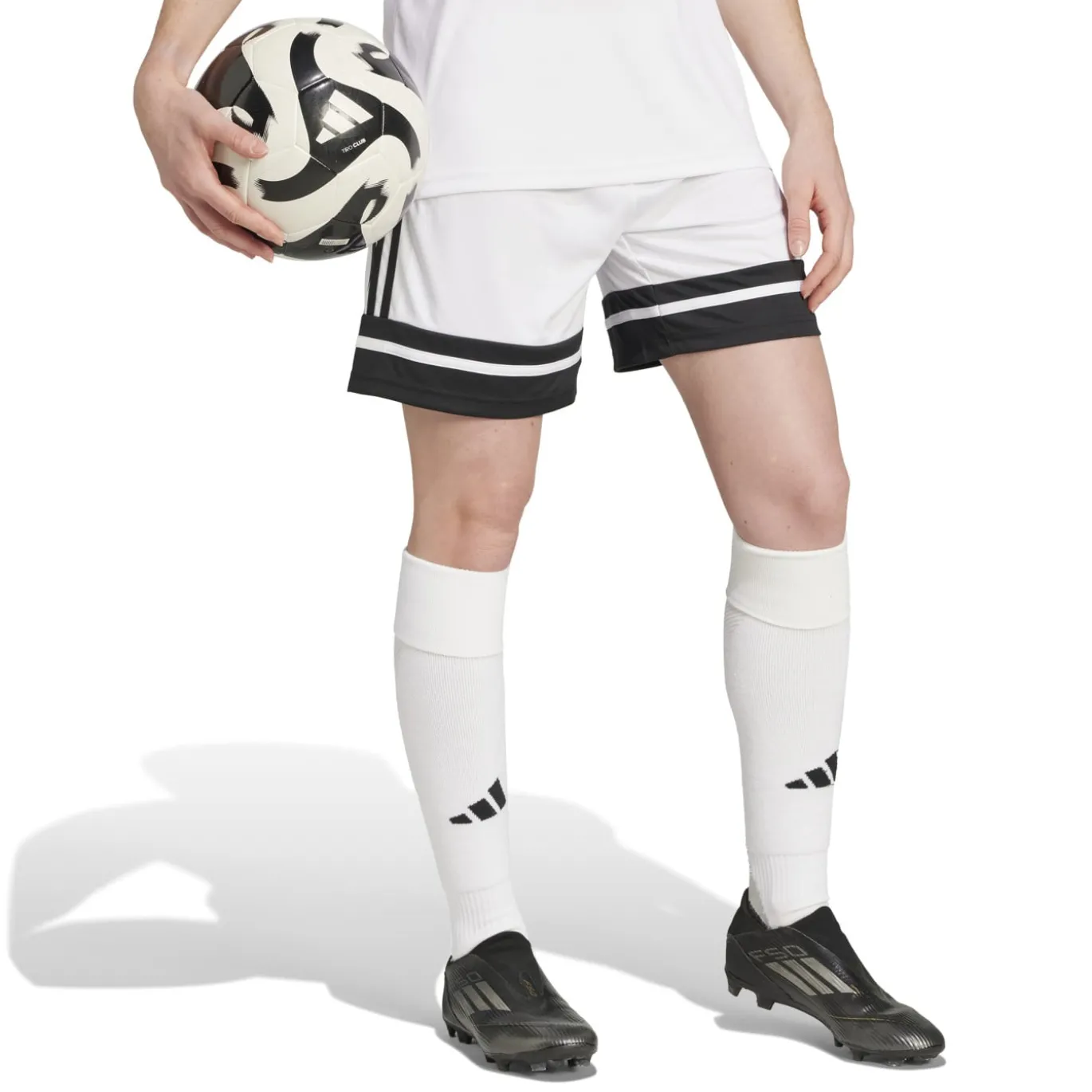 adidas Squadra 25 Voetbalbroekje Dames Wit Zwart
