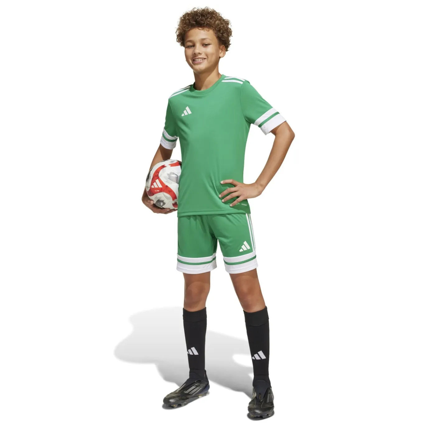 adidas Squadra 25 Voetbalbroekje Kids Groen Wit