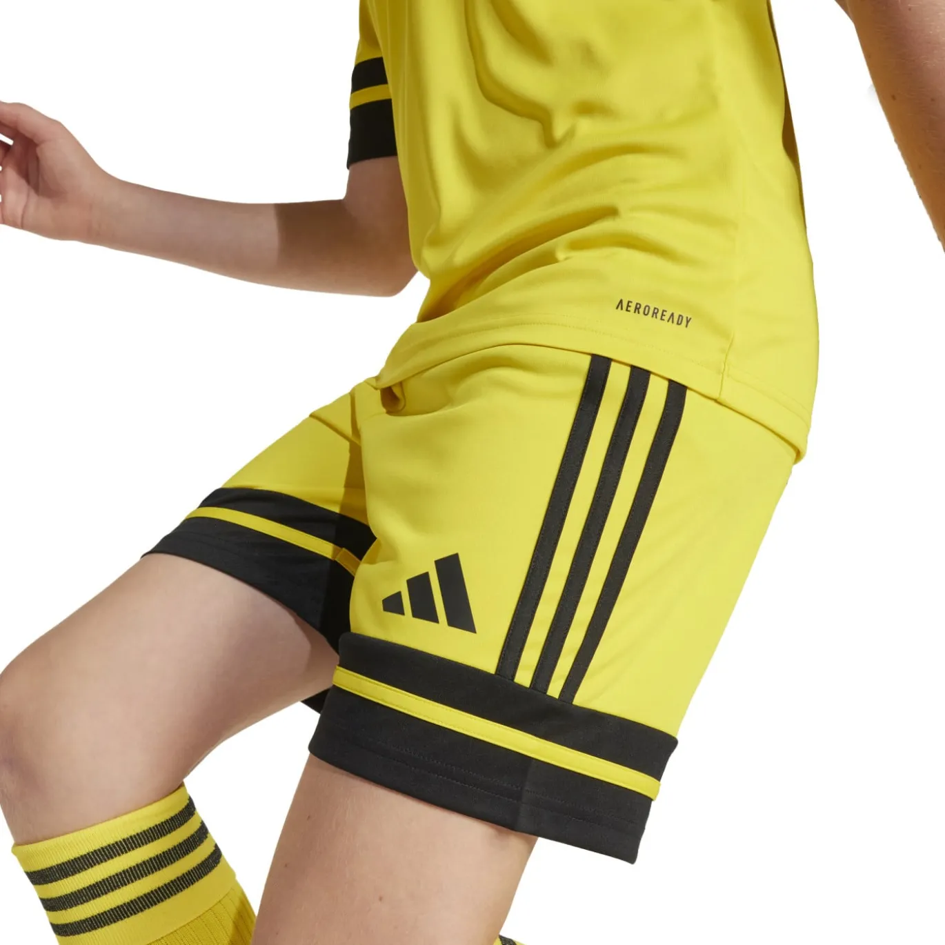 adidas Squadra 25 Voetbalbroekje Kids Geel Zwart