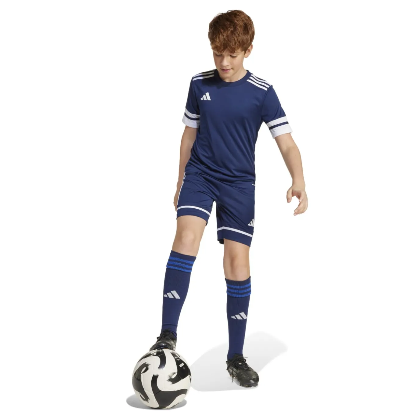 adidas Squadra 25 Voetbalbroekje Kids Donkerblauw Wit