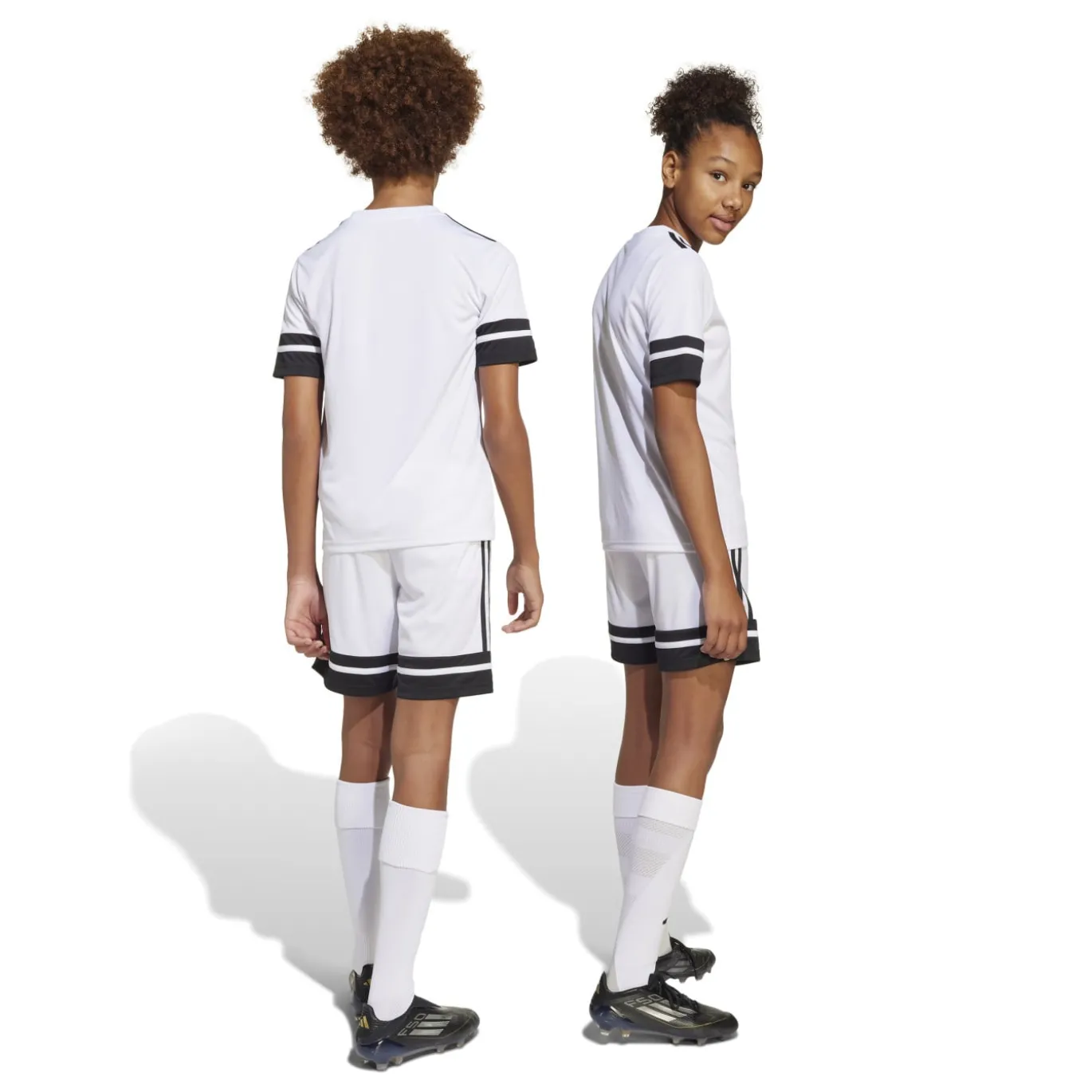 adidas Squadra 25 Voetbalbroekje Kids Wit Zwart