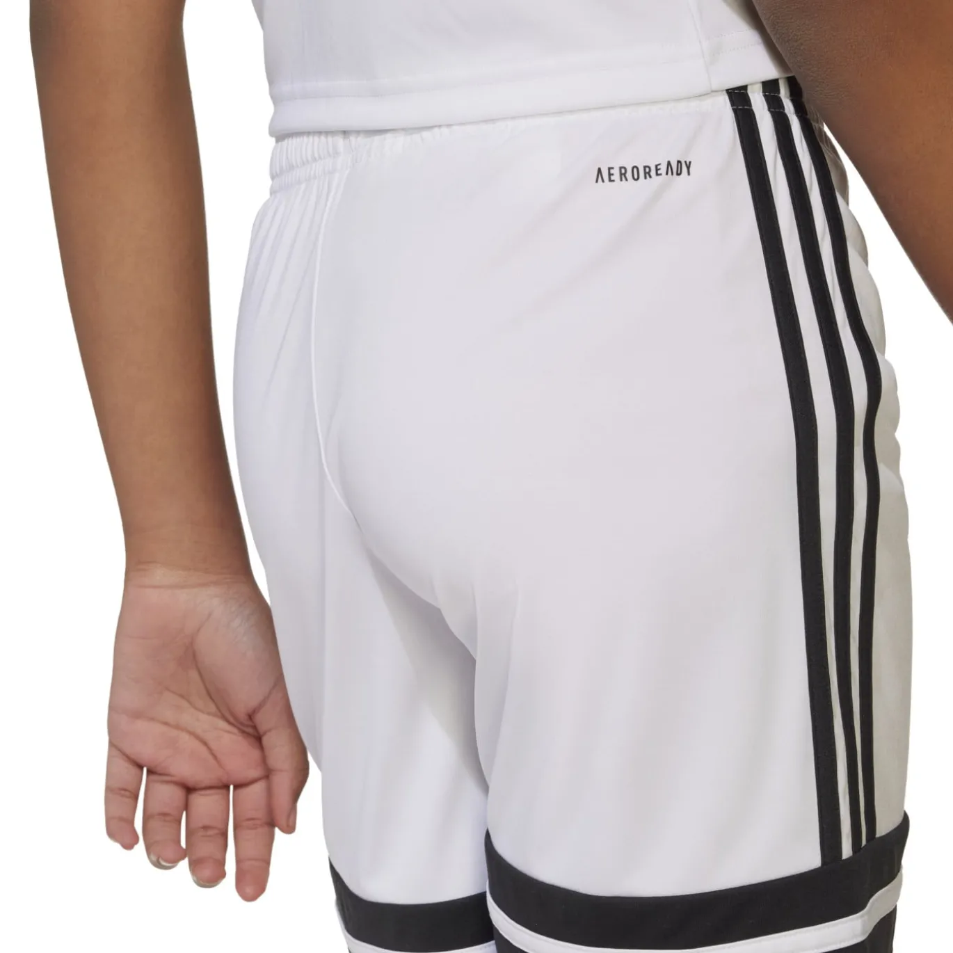 adidas Squadra 25 Voetbalbroekje Kids Wit Zwart