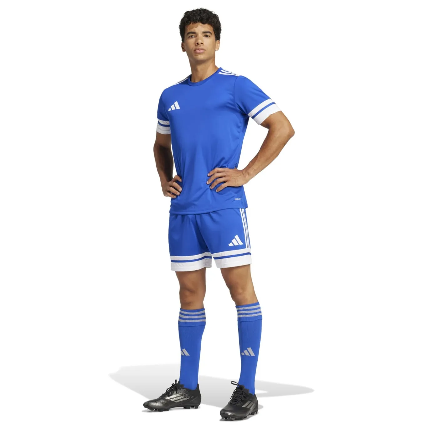 adidas Squadra 25 Voetbalbroekje Blauw Wit