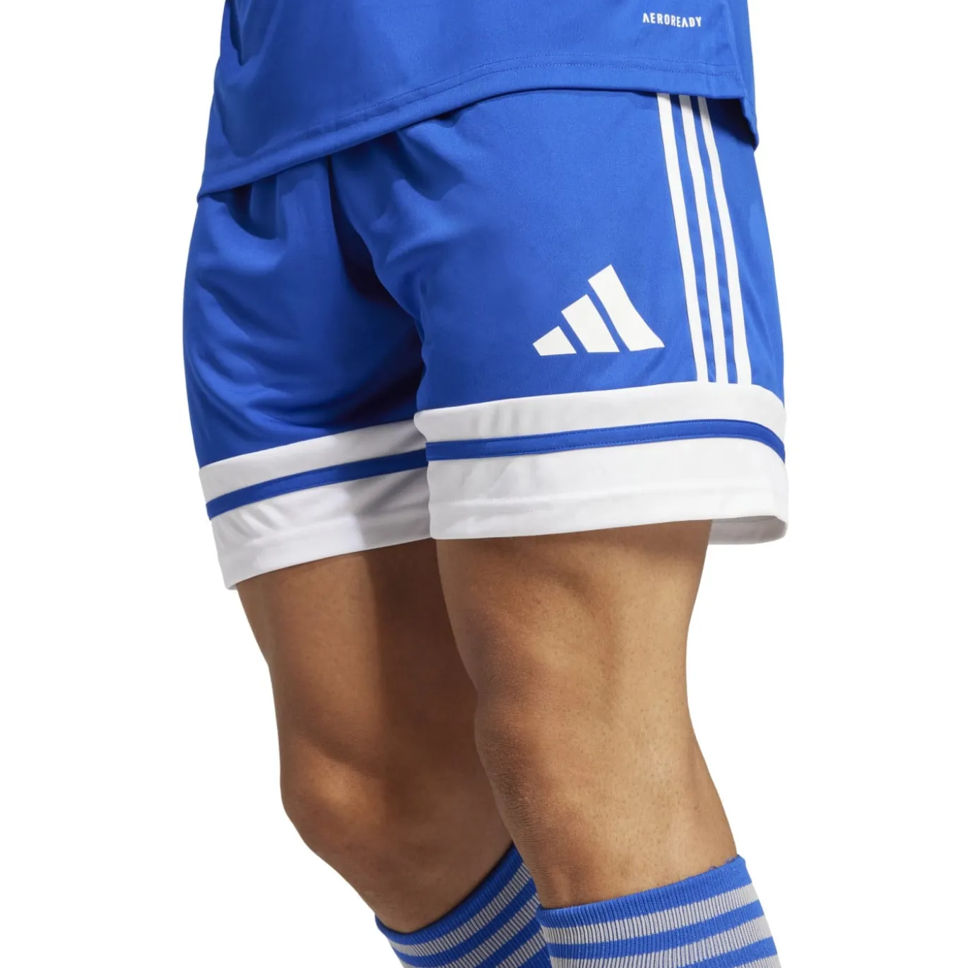 adidas Squadra 25 Voetbalbroekje Blauw Wit