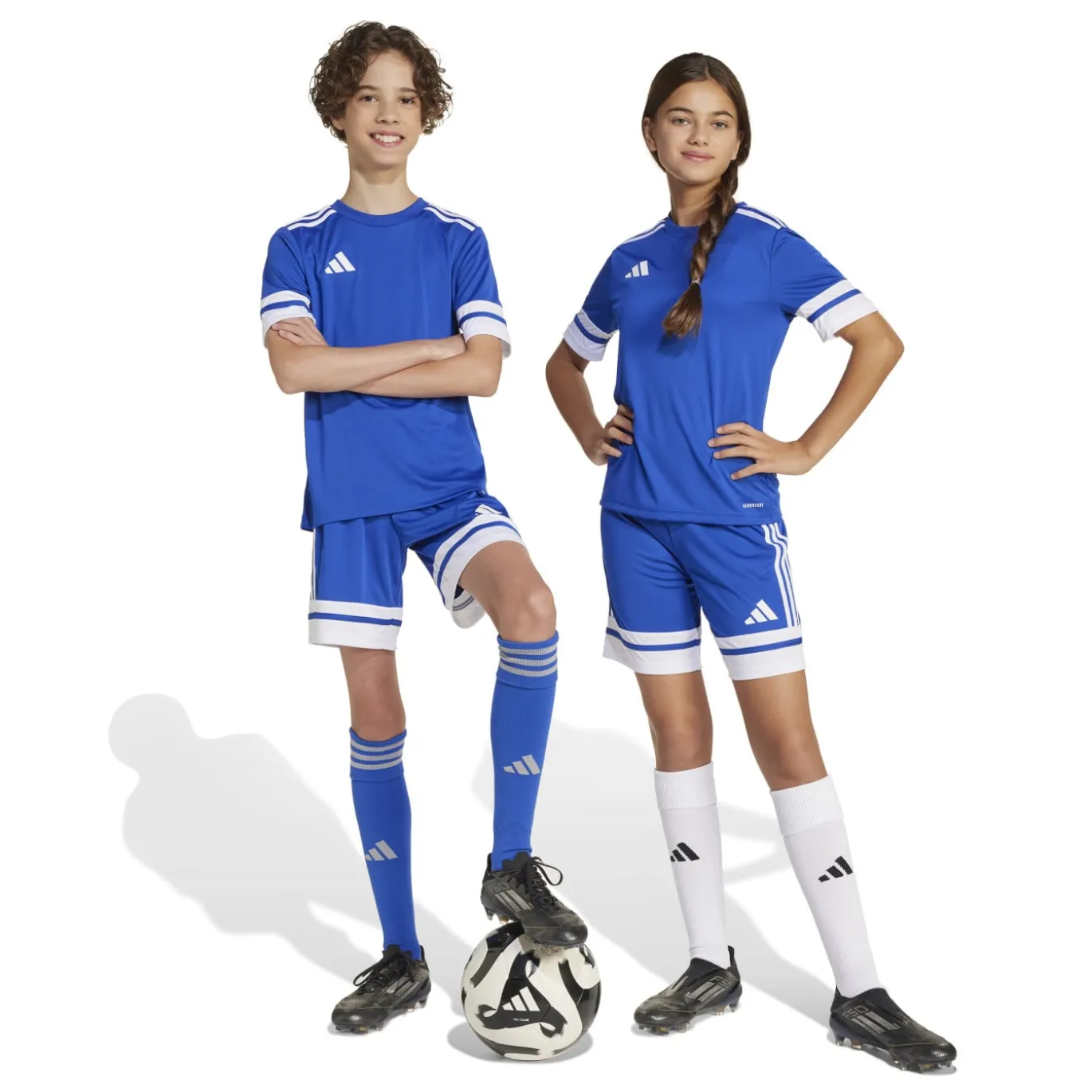 adidas Squadra 25 Voetbalbroekje Kids Blauw Wit