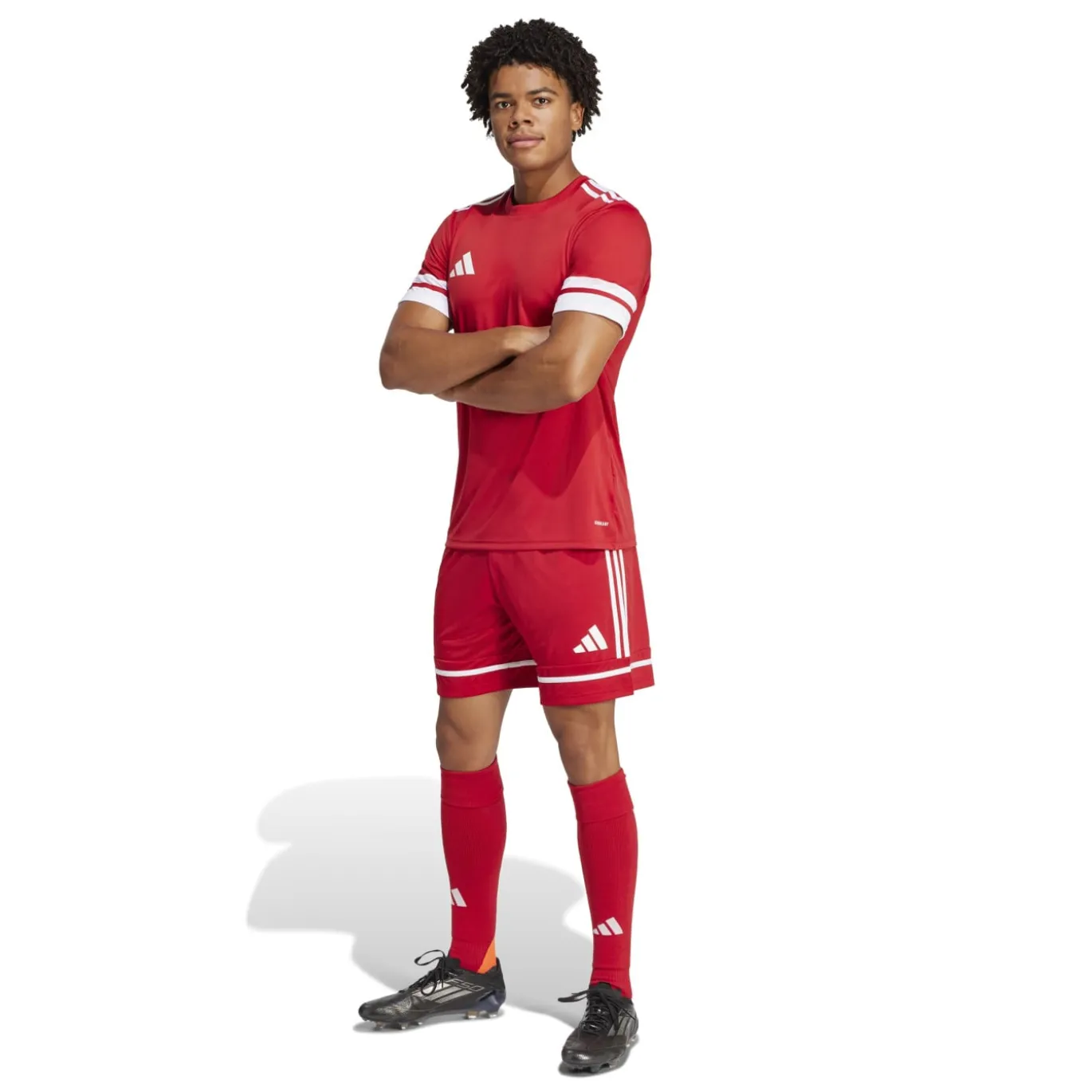 adidas Squadra 25 Voetbalbroekje Rood Wit Rood