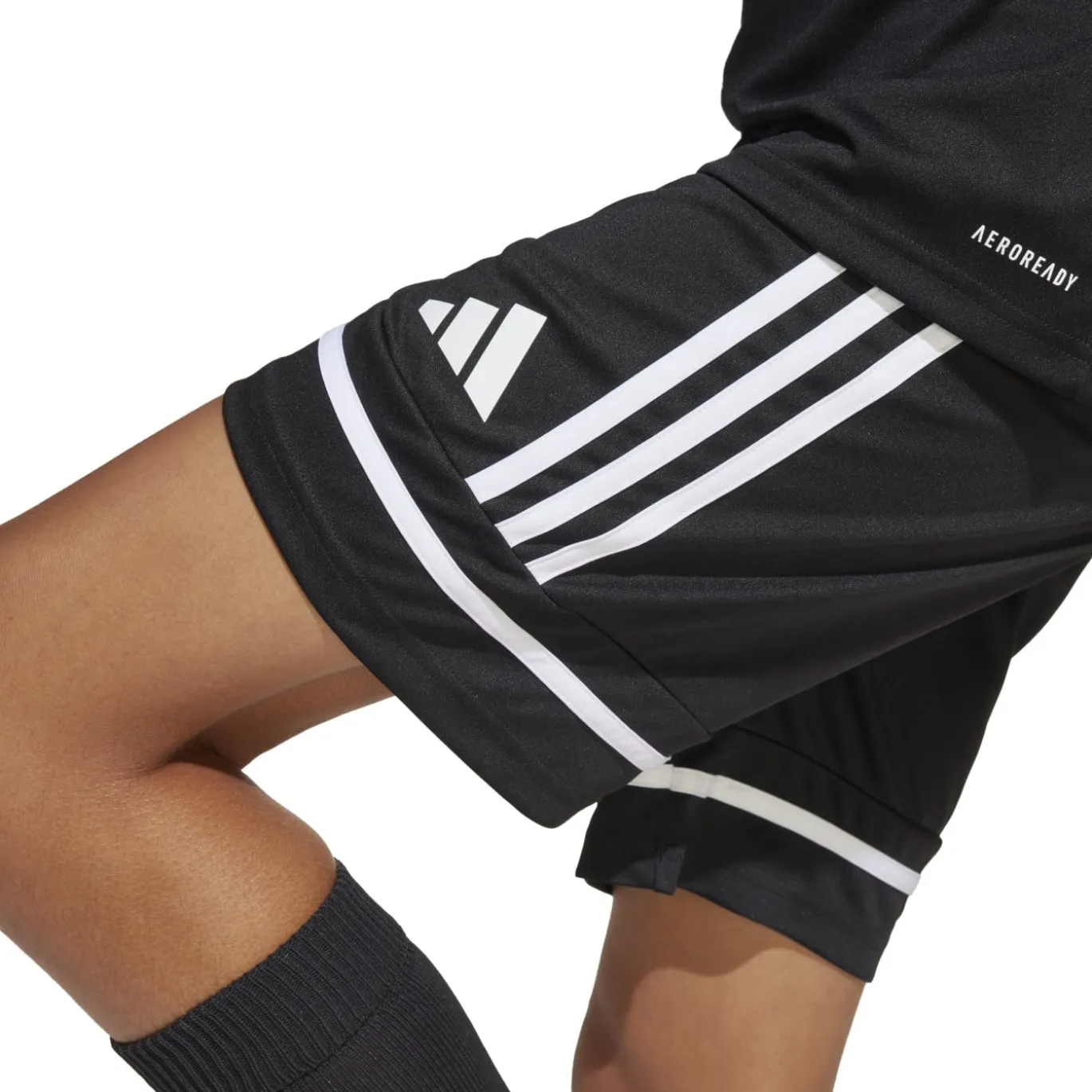 adidas Squadra 25 Voetbalbroekje Kids Zwart Wit Zwart