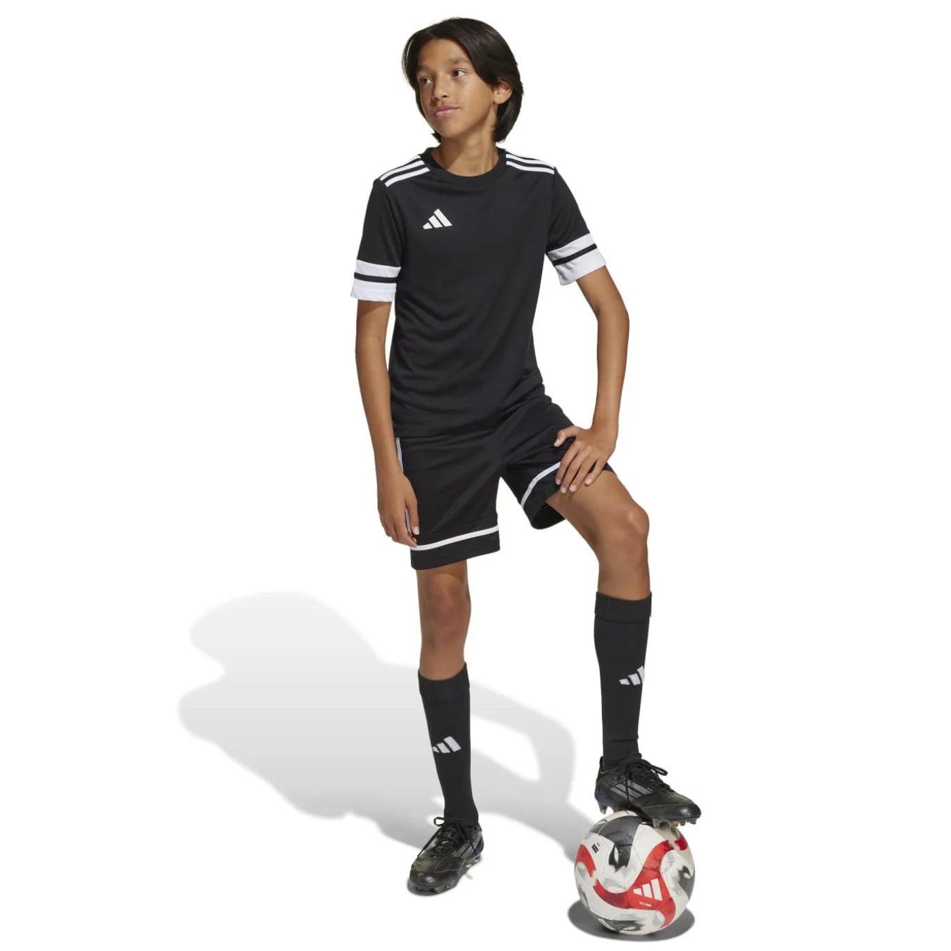 adidas Squadra 25 Voetbalbroekje Kids Zwart Wit Zwart