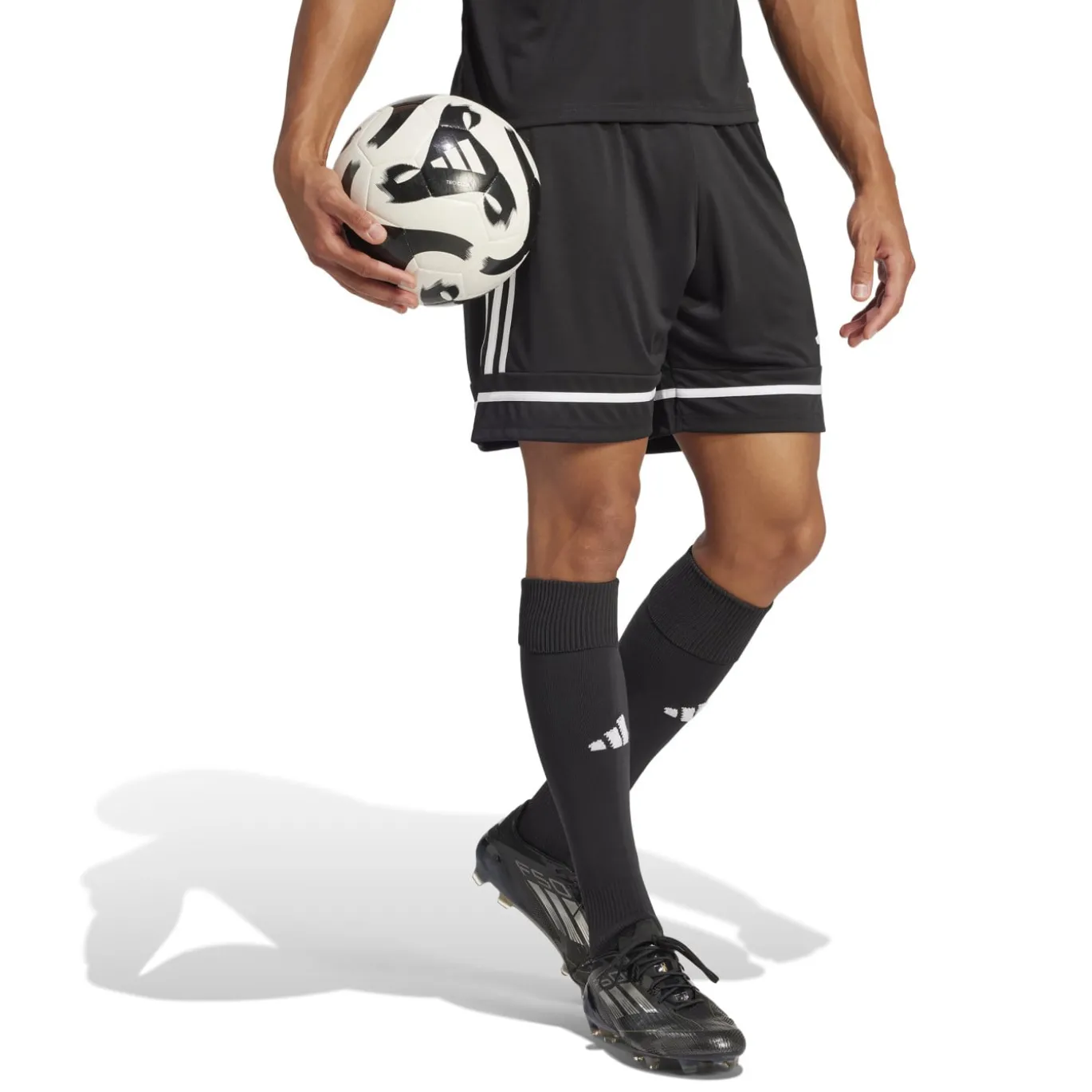 adidas Squadra 25 Voetbalbroekje Zwart Wit Zwart