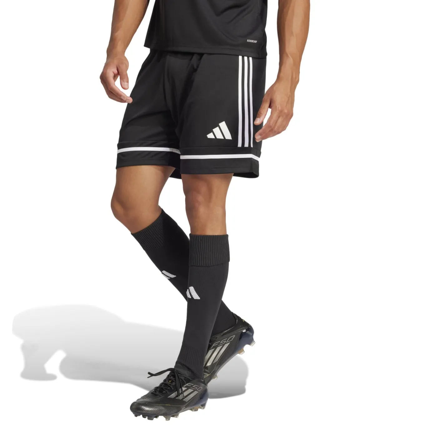 adidas Squadra 25 Voetbalbroekje Zwart Wit Zwart