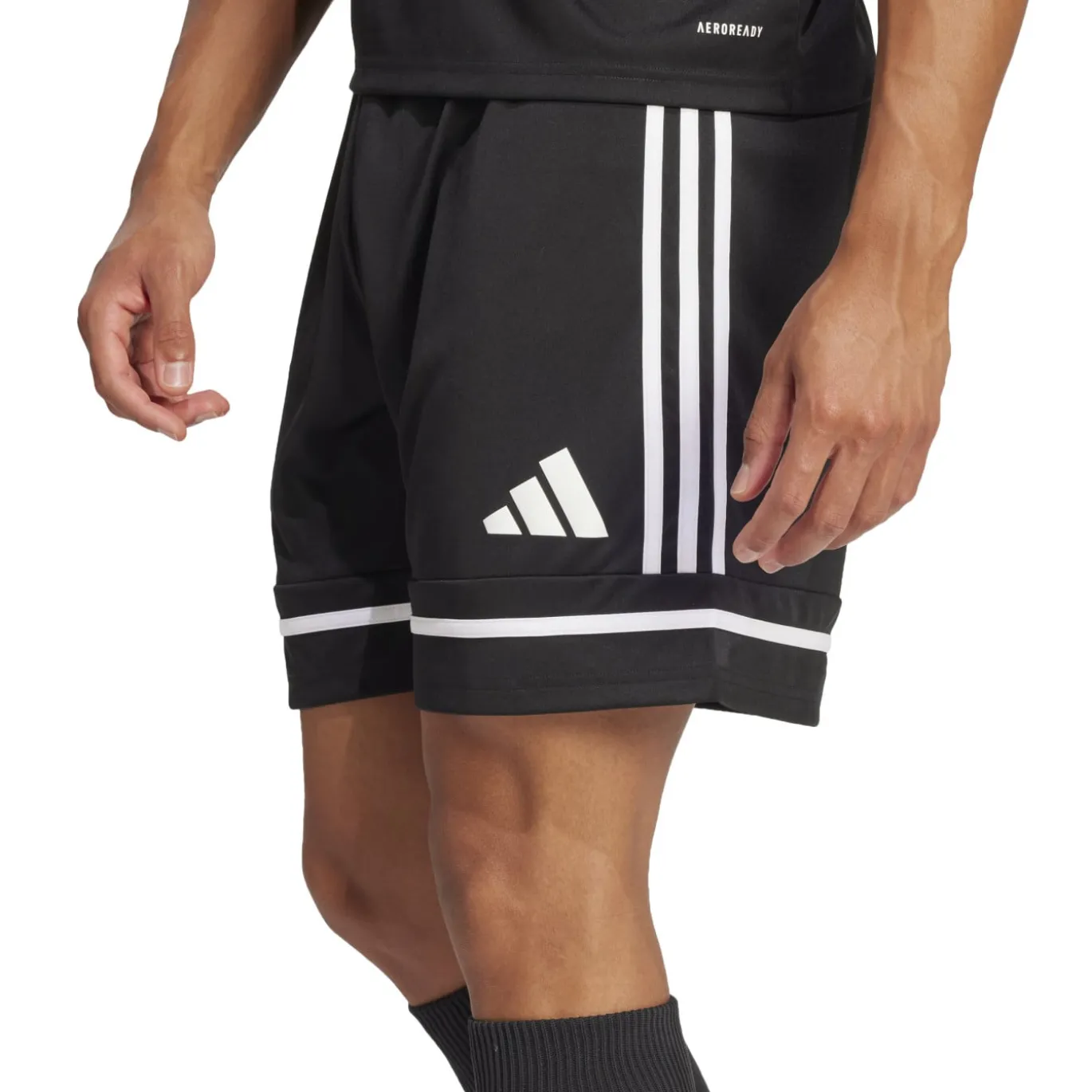 adidas Squadra 25 Voetbalbroekje Zwart Wit Zwart