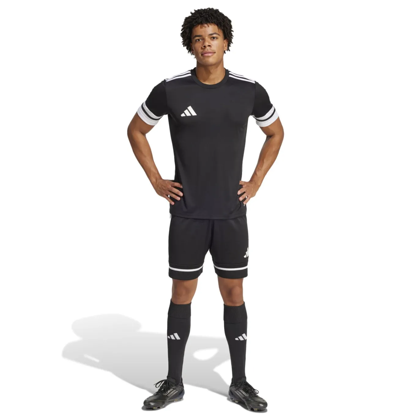 adidas Squadra 25 Voetbalbroekje Zwart Wit Zwart
