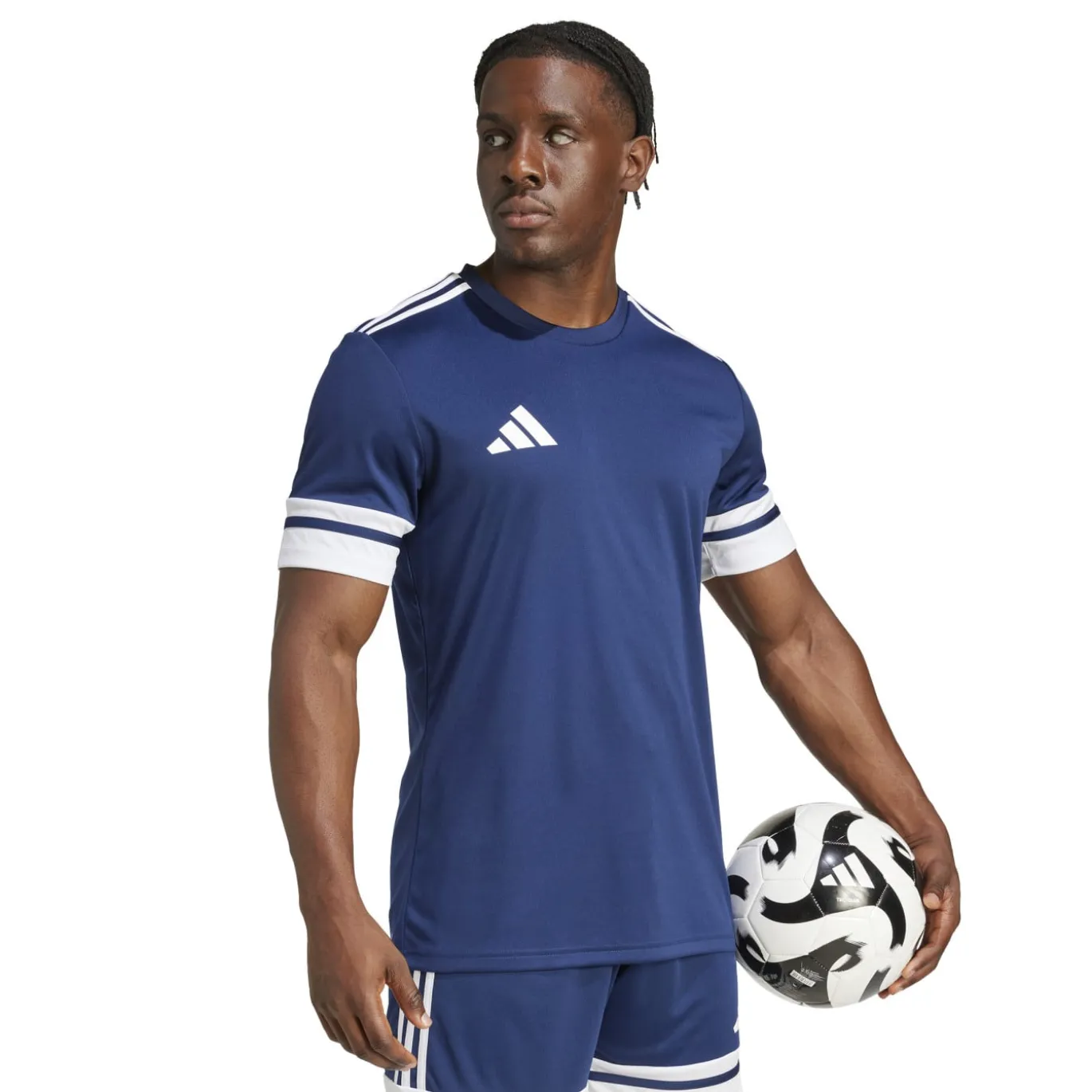 adidas Squadra 25 Voetbalshirt Donkerblauw Wit