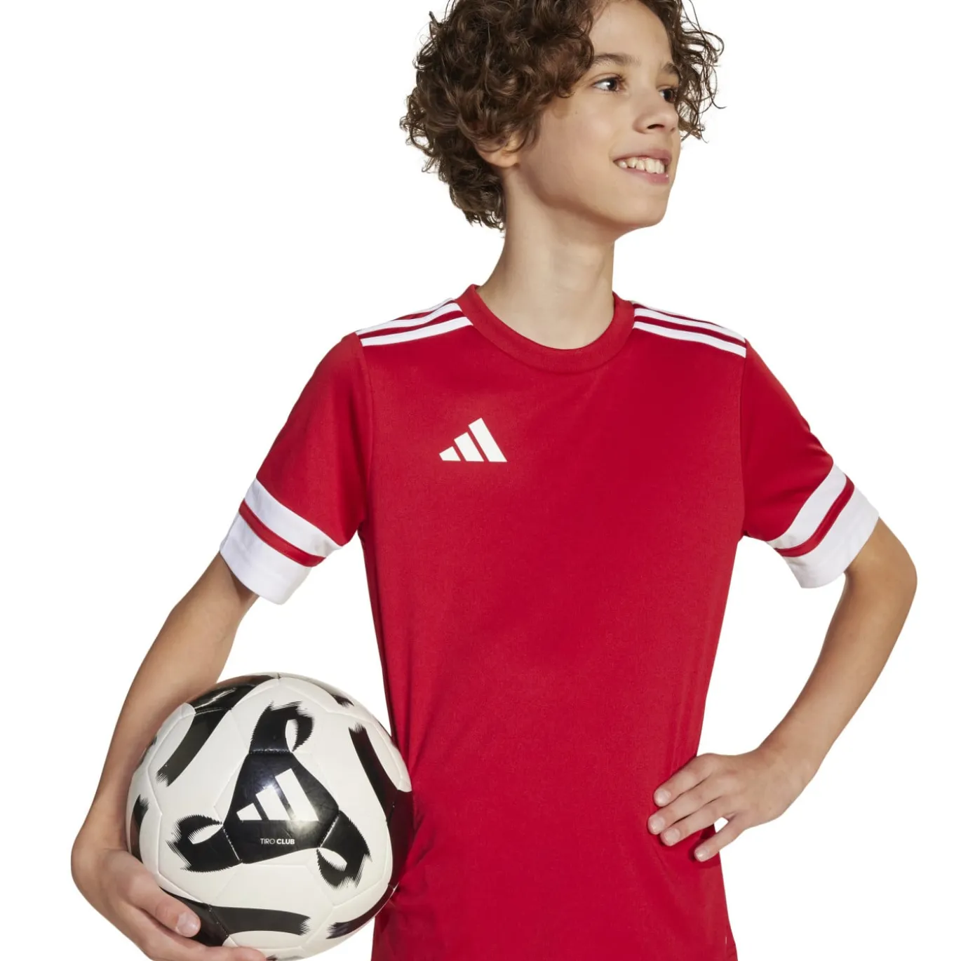 adidas Squadra 25 Voetbalshirt Kids Rood Wit